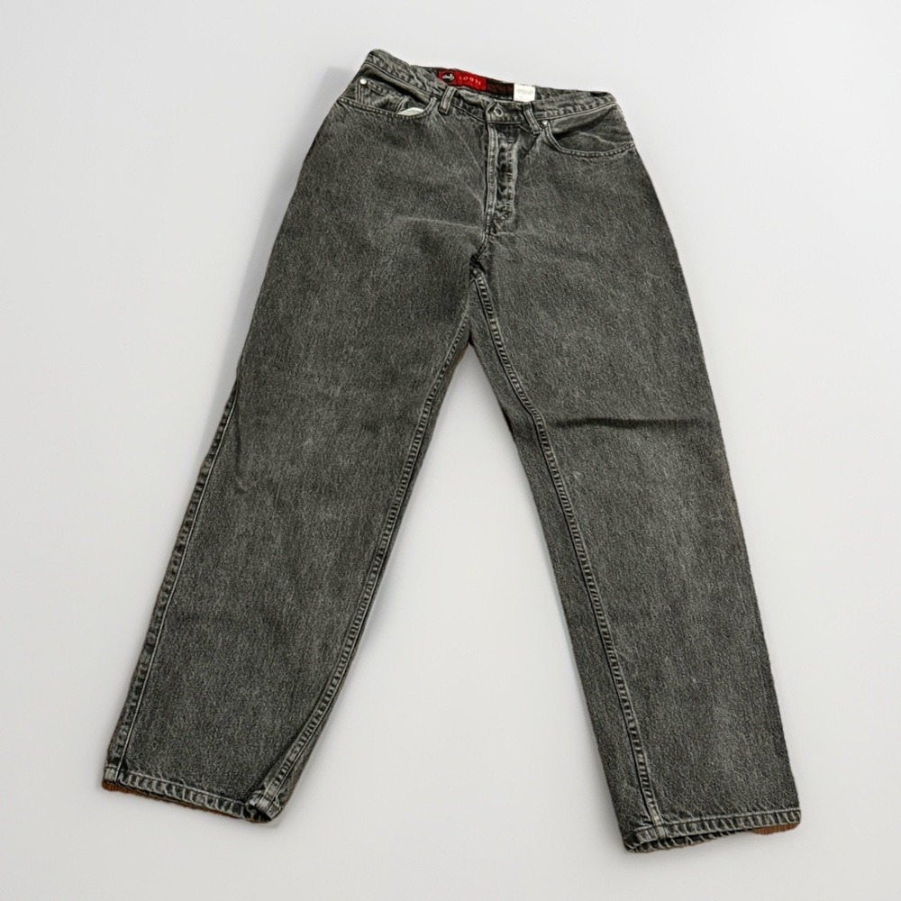 Vintage Levi's Silvertab Loose Denim Jeans Black Stone Wash 31 X 32 Skate 90s